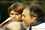 photo - le réalisateur Georges Lautner avec Gérard Chambre