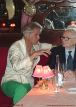 Gérard Chambre et Monsieur Pierre Cardin - chez Maxim's