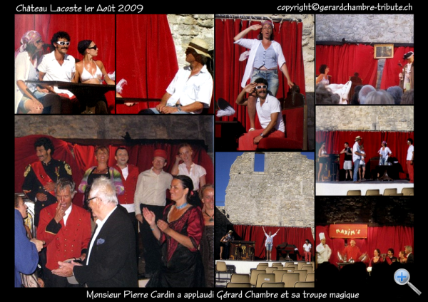 photos - Pierre Cardin, Gérard Chambre Lacoste 2009