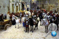 Jeanne d'Arc avec ses capitaines à Orléans