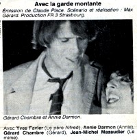 Grard Chambre dans "avec la gard montante"