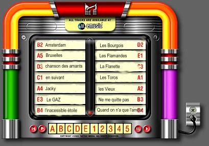 Jukebox avec les chansons - Grard Chambre chante BREL
