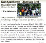 compte rendu Don Quichotte