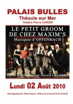 flyer le petit groom de chez Maxim's