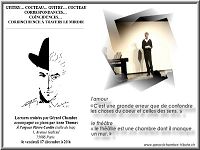 flyer Cocteau Guitry avec photo de Gérard Chambre