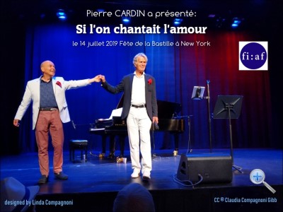 Gérard Chambre et Eric Breton au concert: Si l'on chantait l'amour Bastille Day New York