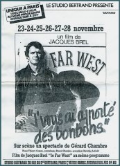 le flyer J'vous ai aport des bonbons