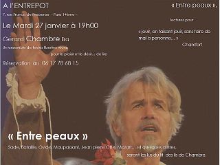 Flyer - Entre - peaux